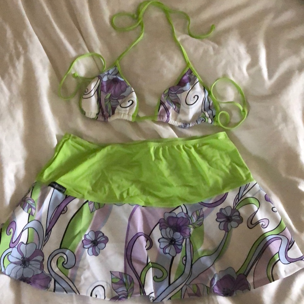 Body Glove - Bikini Top and Skirt NWOT